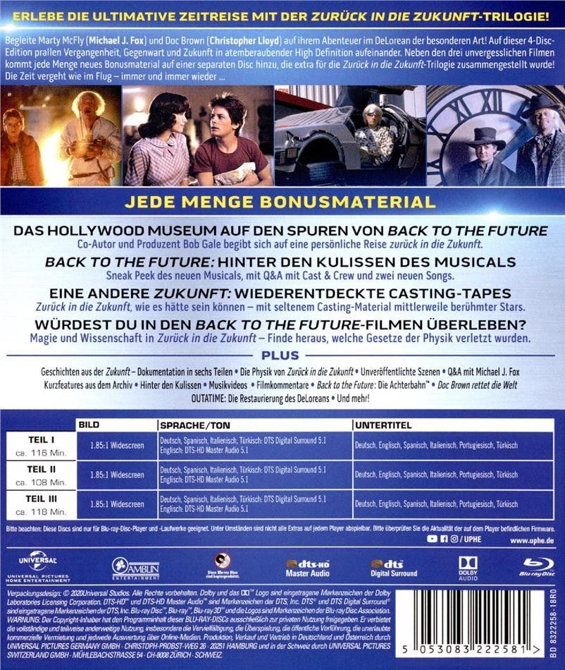 Tutti i DVDs: Zurück in die Zukunft - Trilogie 4 Blu-rays – Usato da Baden venduto da pchai_dietikon 1