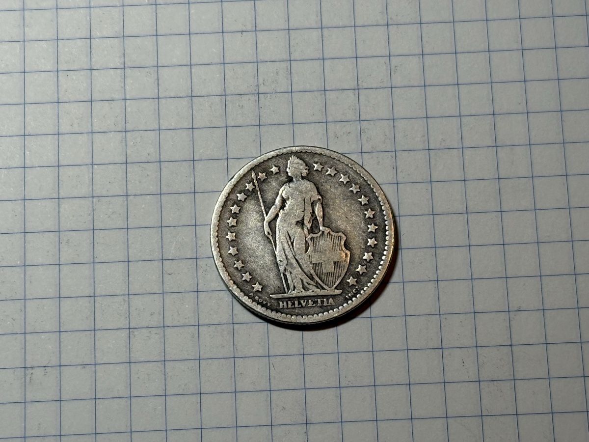 Tutti le monete: Schweiz 2 Franken 1878 Silber  – Usato da Zürich venduto da daki81 1