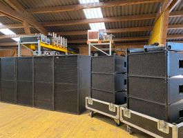 Line Array Pl Audio La210 + B3 und Amping // Spielbereit