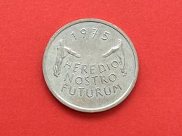 Schweizer Gedenkmünze 5 Fr. 1975 – Heredio Nostro Futurum