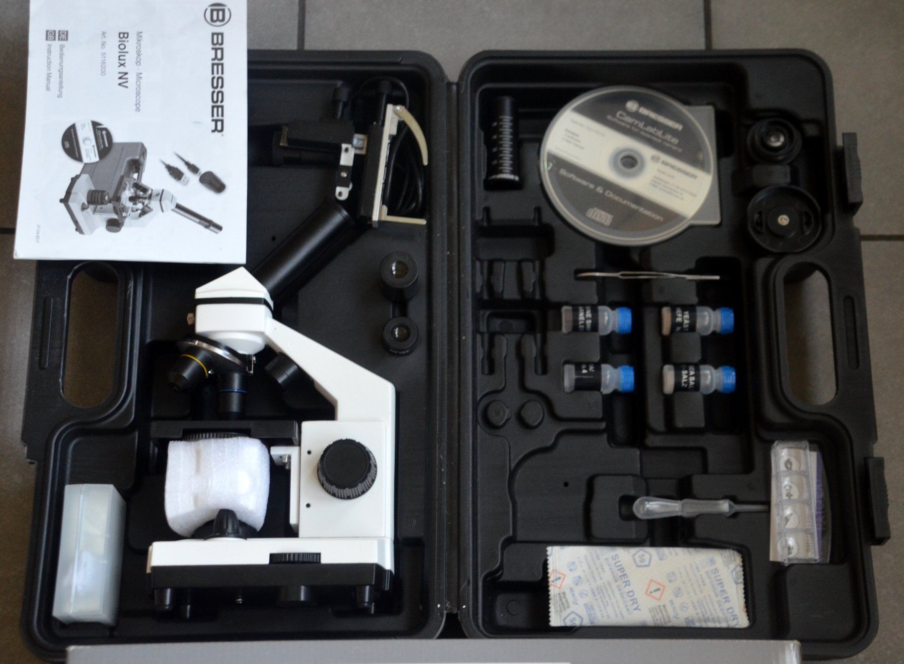 Mikroskopie: Bresser Biolux NV + HD USB-Kamera Mikroskop / microscope – Gebraucht aus Collonges von arashee
