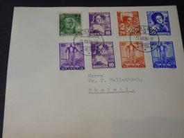 31,XII.36. JUVENTUTE UND PATRIA; 2 COMPLETE SÄTZE SBK 260.00