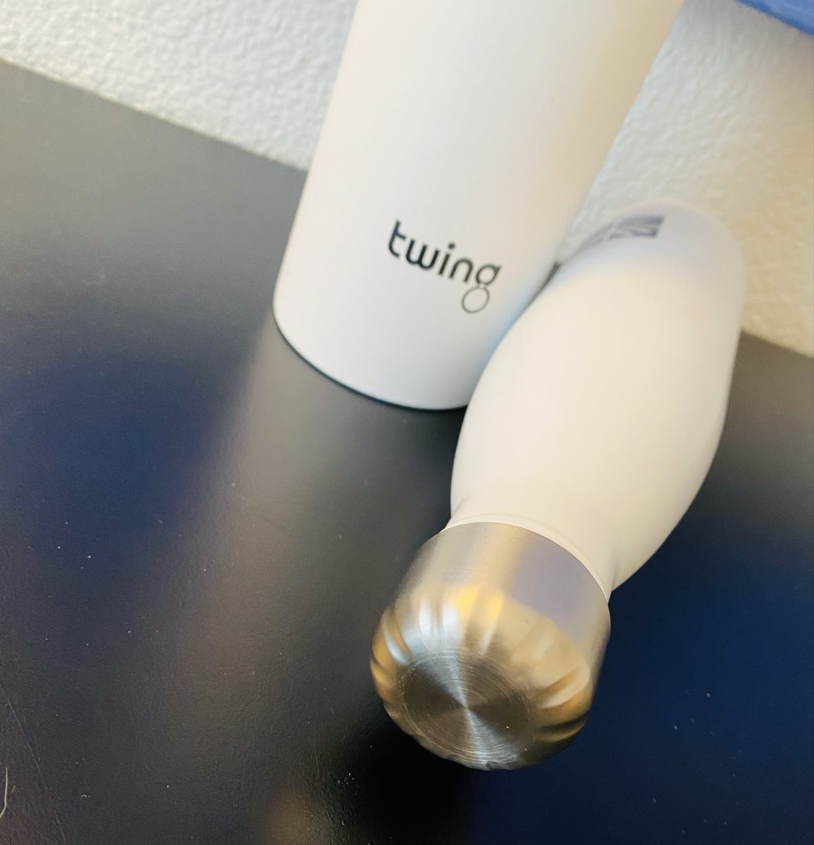 Borracce & Thermos: Trinkflasche edelstahl weiss NEU – Nuovo e nell'imballaggio originale da Muhen venduto da Sonnenerbse 1