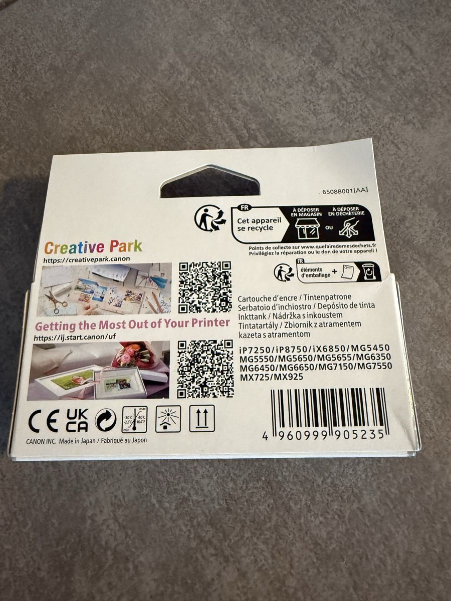 Pixma Cartucce per stampanti & toner: Canon Pixma 551 BK – Nuovo e nell'imballaggio originale da Claro venduto da KarinS84 1