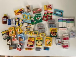 Lebensmittel, Kasse und Waage für Kinder - Vintage