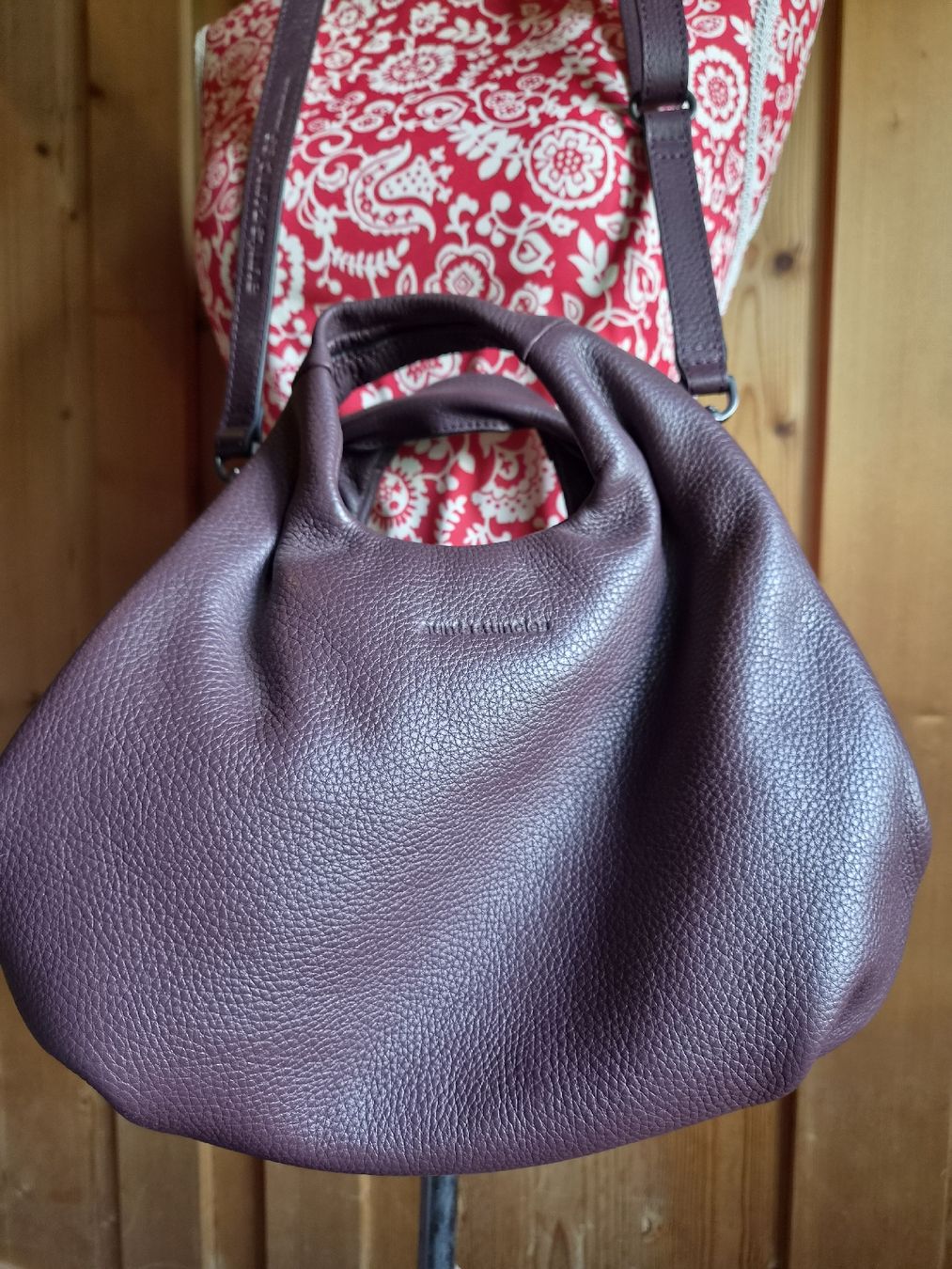 Aunts & Uncles Borse da donna: AUNTS&UNCLES Ledertasche, Pflaume, Neu! – Nuovo (secondo la descrizione) da Wattwil venduto da tannenmeise73 2