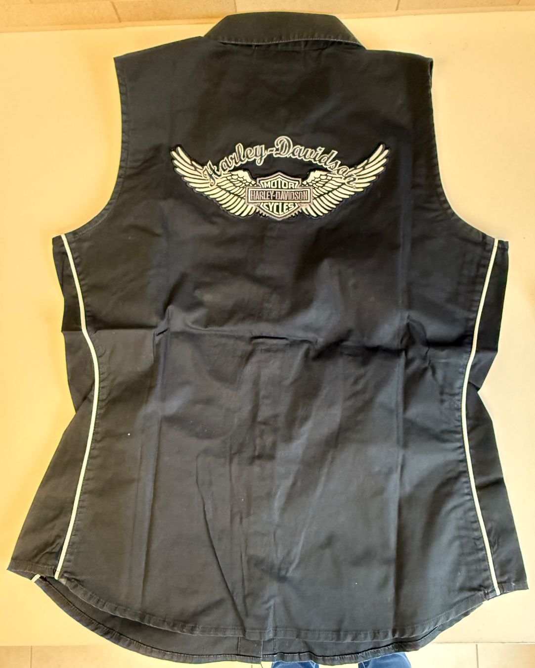 Harley-Davidson Camicette: Harley-Bluse, Damen, ärmellos, Grösse M – Usato da Steinhausen venduto da Erwa1 1