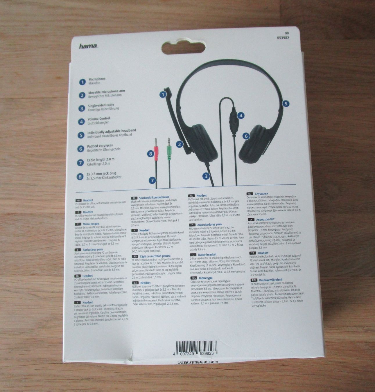 Hama Kopfhörer: Hama PC-Office-Headset HS-P150 2x 3.5mm Jack – Neu (gemäss Beschreibung) aus Scuol von Luana.. 1