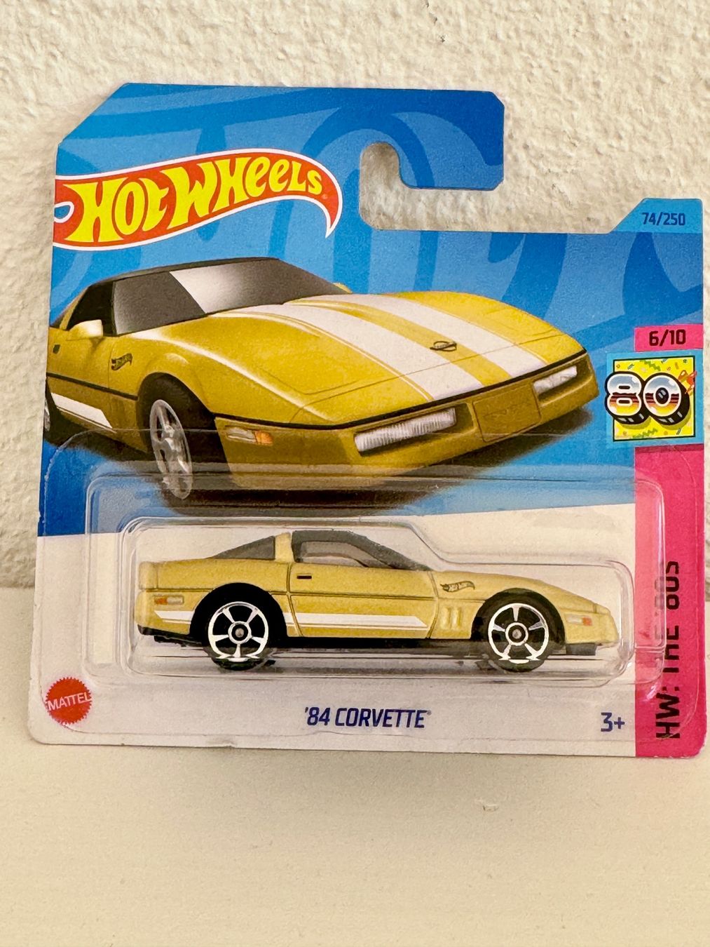 Hot Wheels Modellini d'auto: Hot Wheels '84 Corvette gelb – Nuovo e nell'imballaggio originale da Oberhasli venduto da digital-capture