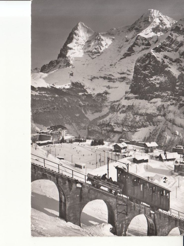Cartoline postali: Mürren 1953 – Usato da Bürglen TG venduto da StampGraf