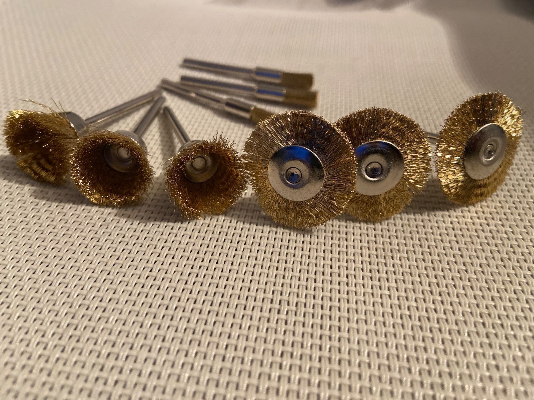 Alle Werkzeuge: Schleifblock GOLD Messing Bürsten 9 Pcs. NEU ! – Neu und originalverpackt aus Seon von Aaargauer01 3