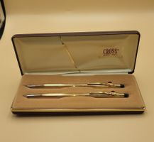 Cross Gold Kugelschreiber und Bleistift Set Vintage
