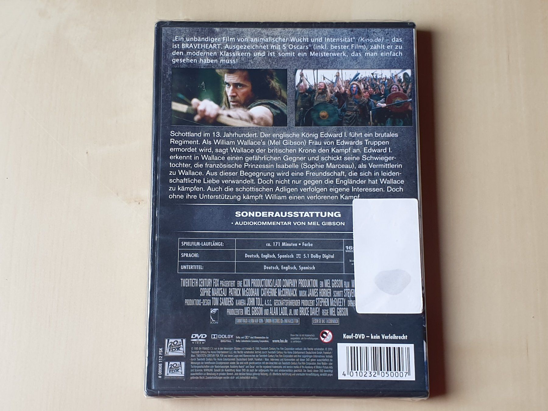 Tous les DVDs: Braveheart neu und ovp – Neuf avec emballage d'origine à Stansstad par collectorsshop 1