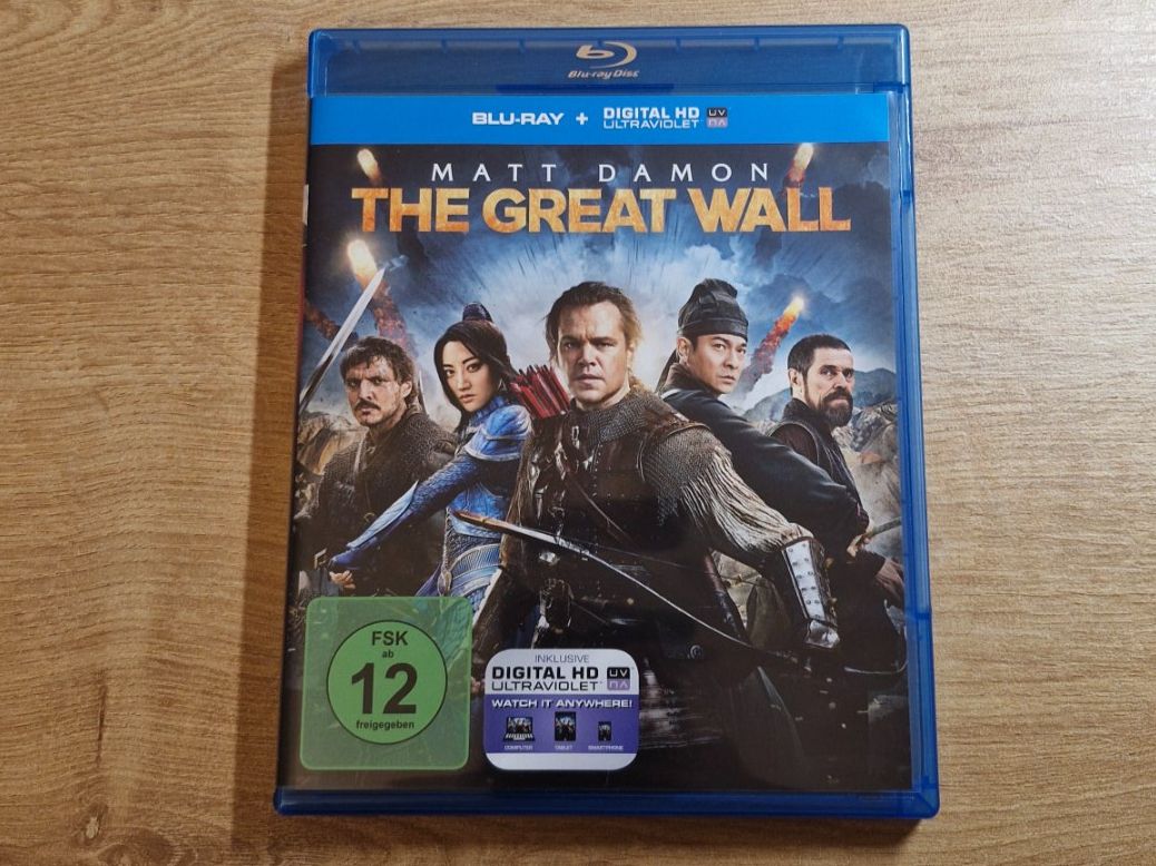 Alle DVDs: The Great Wall (2016) Bluray – Gebraucht aus Pfungen von Whitie