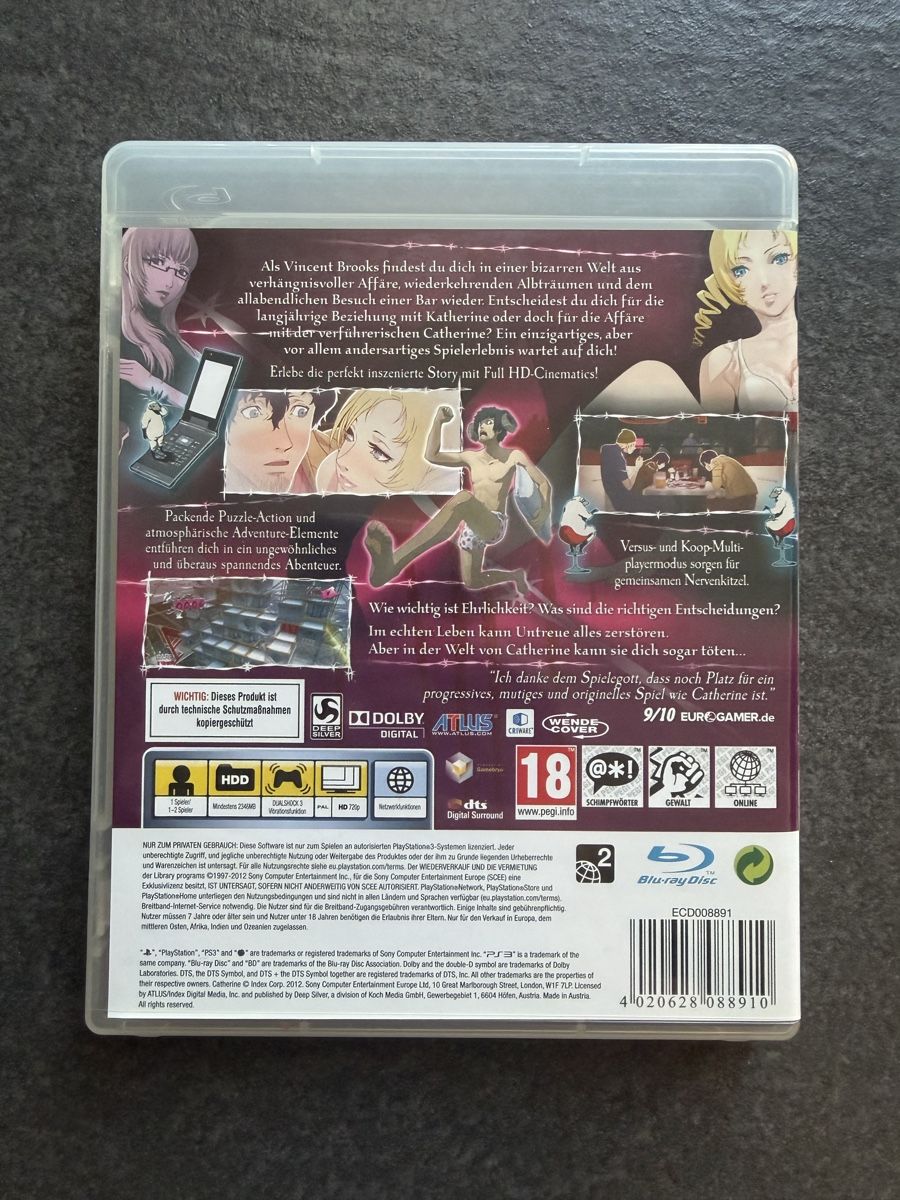 Sony Giochi: Catherine PS3 – Usato da Zürich venduto da cENS0R 1