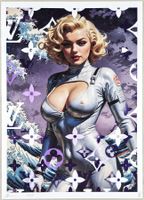 Death NYC Ed Pop Art Druck " Hokusai Wave Marilyn Monroe