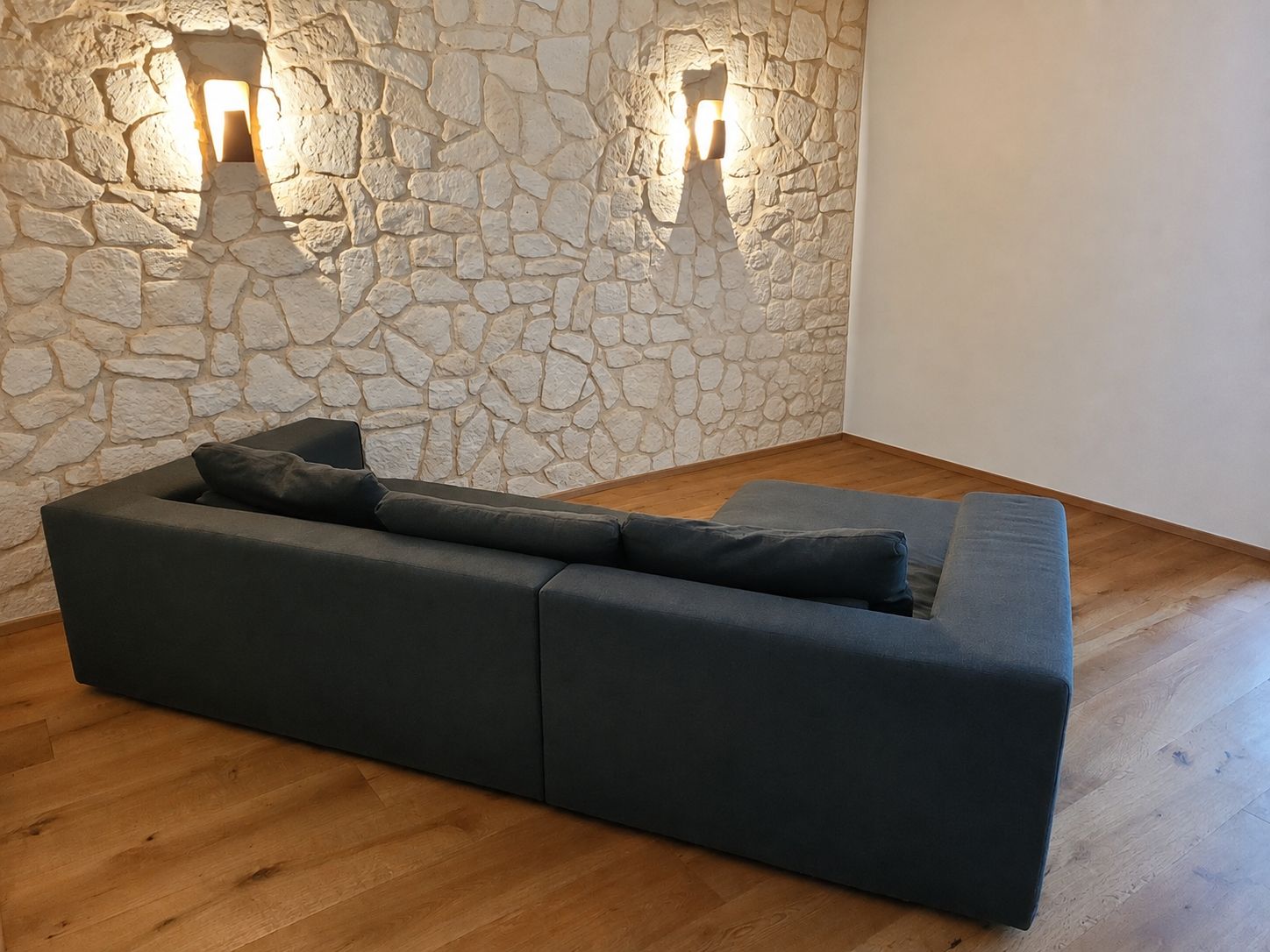 Pfister Divani: Brindisi Ecksofa (176x277cm) 2 teilig, anthrazit – Usato da Luzern venduto da Drsnoeggels 2