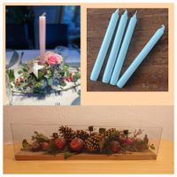 Déco de table!Mitbrinsel/Dankeschön-Geschenk(3Tischkerzen)