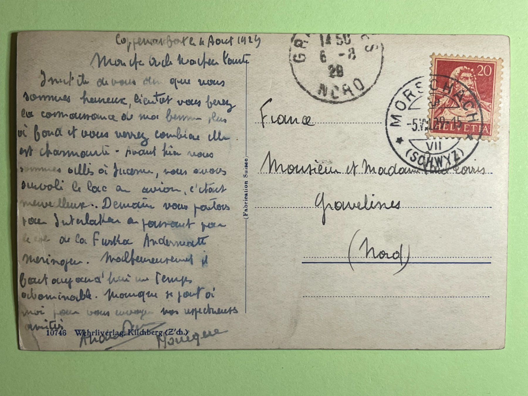 Cartoline postali: Vierwaldstättersee – Usato da Steg VS venduto da _vinci_ 1