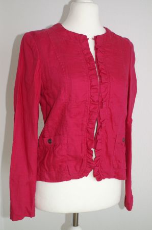 fast neues Leinenjäckli von maddison, Gr. 40(38) in Fuchsia