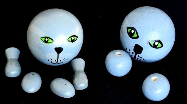 Kit bricolage: Holzteile Katzen – Nuovo (secondo la descrizione) da Schlatt TG venduto da kreativ-atelier