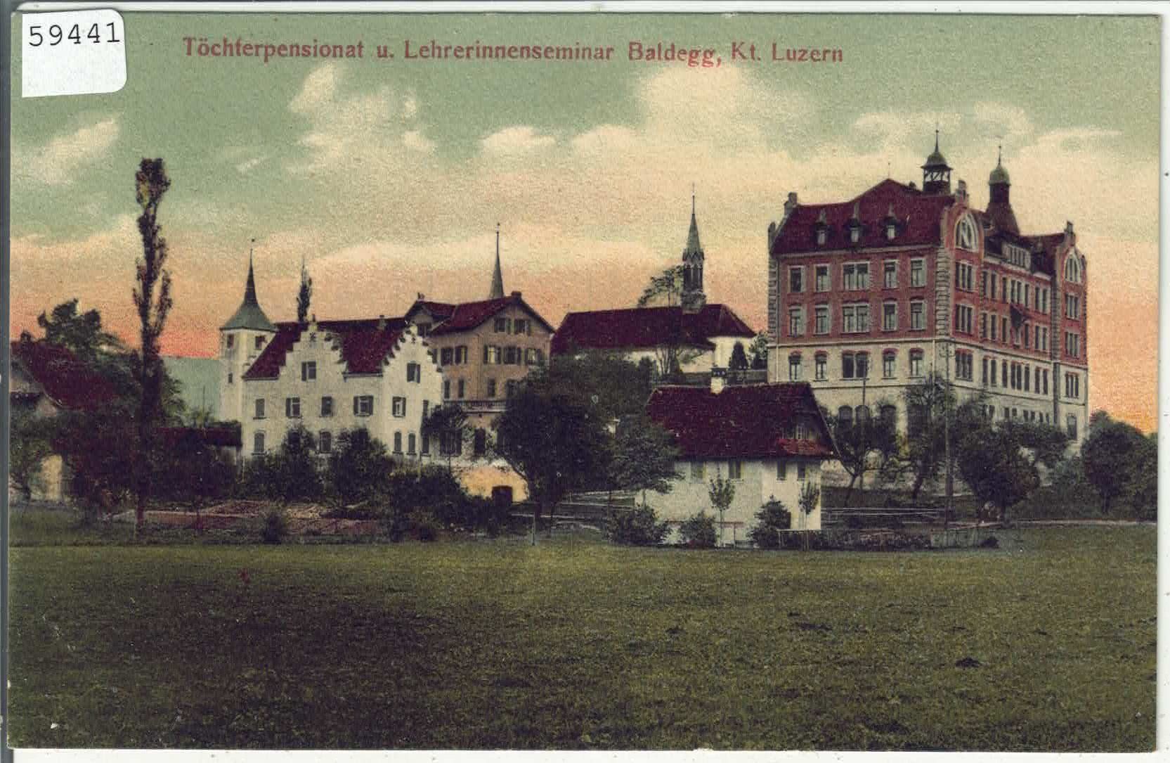 Ansichtskarten: Töchterpensionat u. Lehrerinnenseminar Baldegg LU – Gebraucht aus Ettingen von Kartenplanet