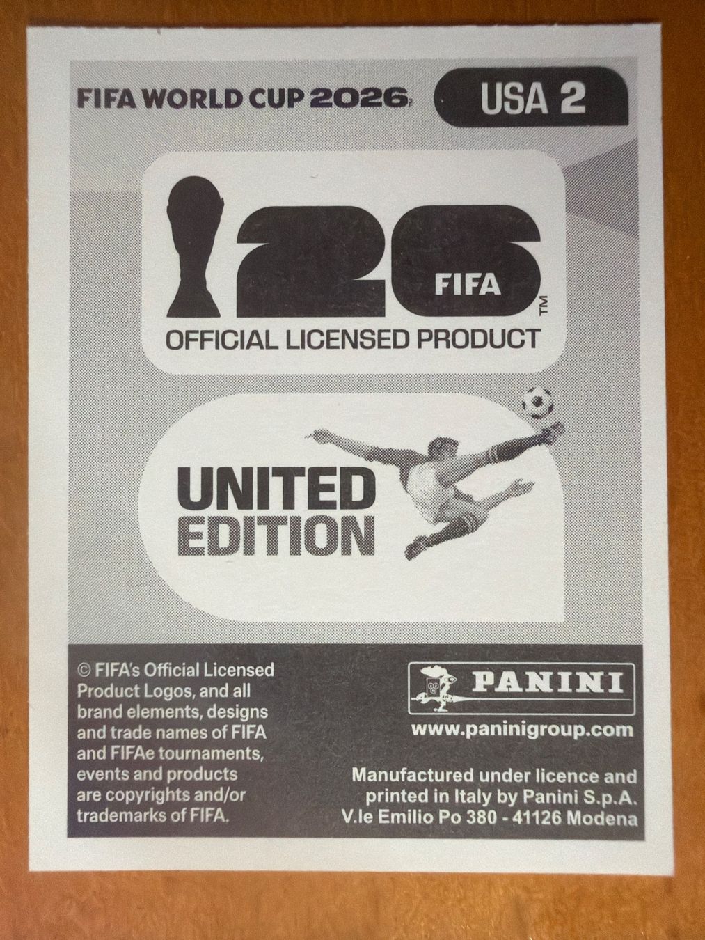 Panini : Panini USA2 – Nuovo (secondo la descrizione) da Susten venduto da Rechnun 1