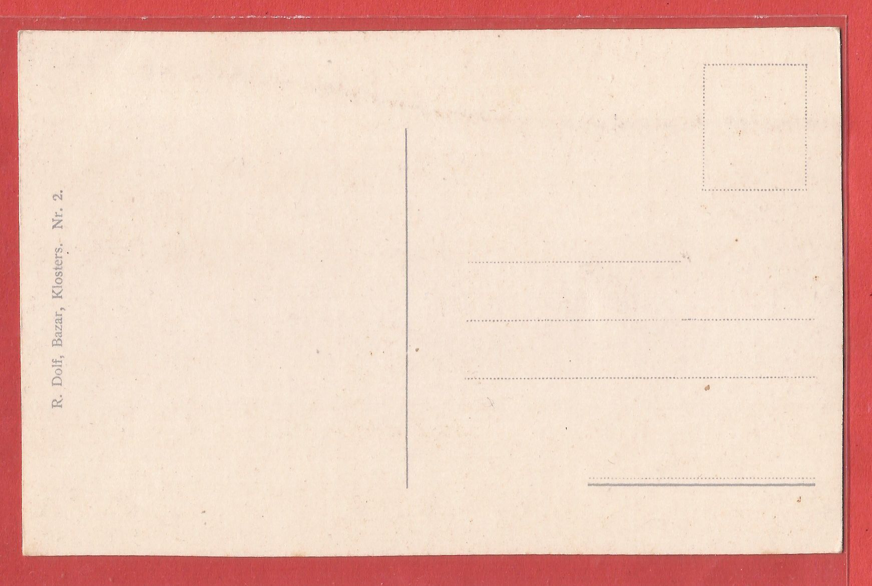 Ansichtskarten: Klosters mit Silvrettagletscher - ca. 1915 – Gebraucht aus Fislisbach von Porano 1