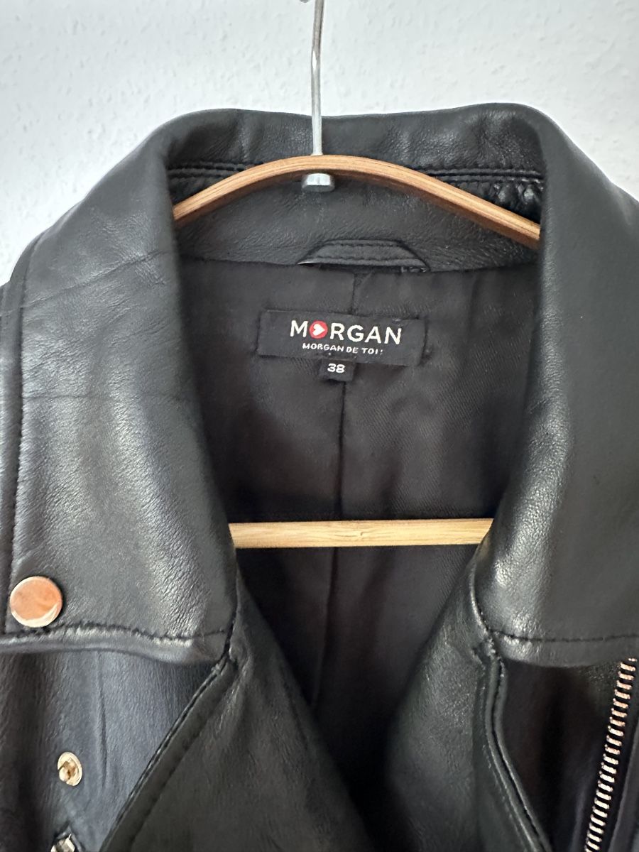 Morgan Giacche: Veste en cuir Morgan – Nuovo (secondo la descrizione) da Genève venduto da Kamill79 1