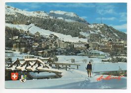 ST. MORITZ Brücke - Wintersport - Ski-Langlauf