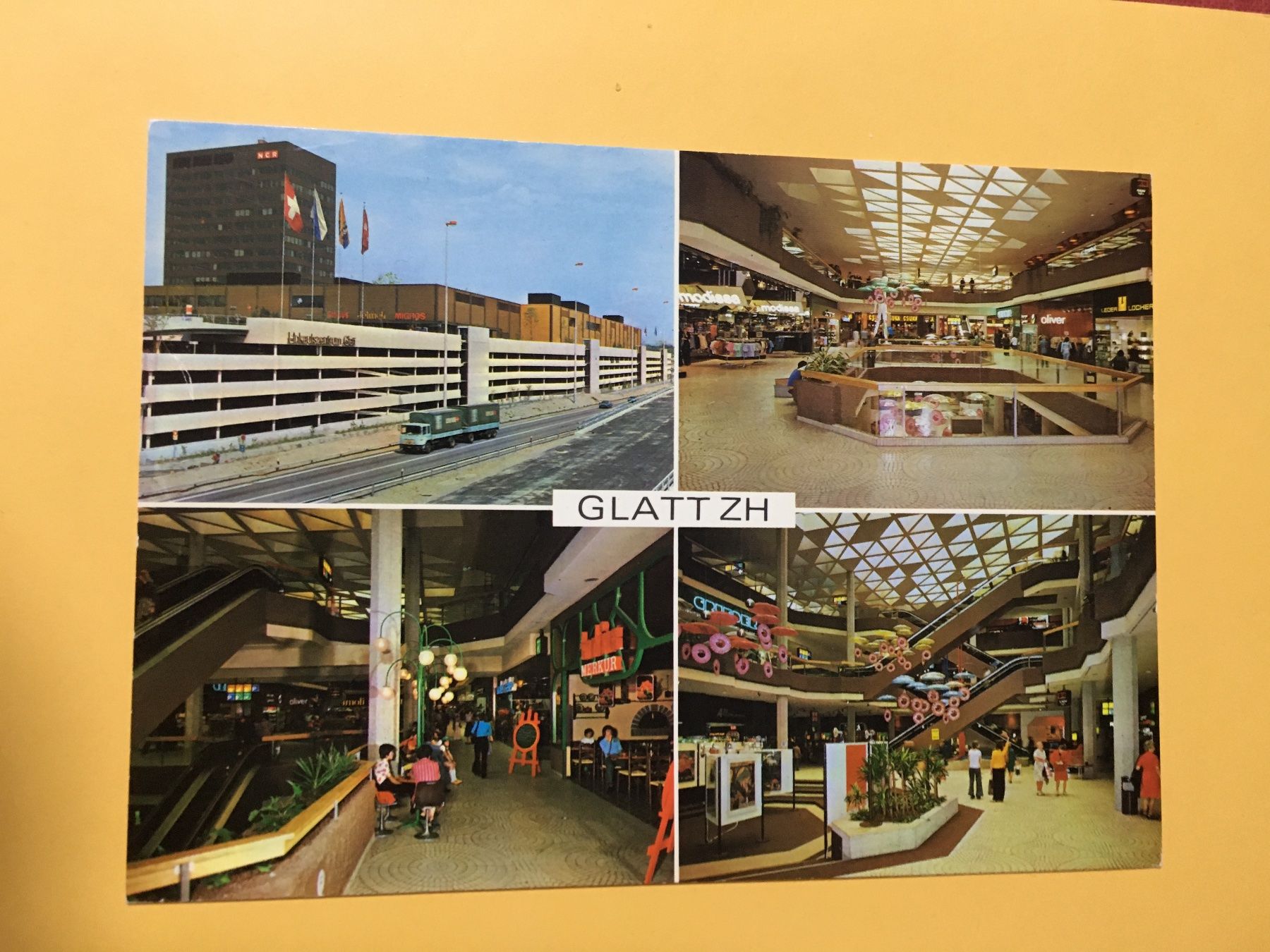 Cartoline postali: Wallisellen Eikaufzentrum Glatt mehrbildrig – Usato da Küttigen venduto da Melisch1000