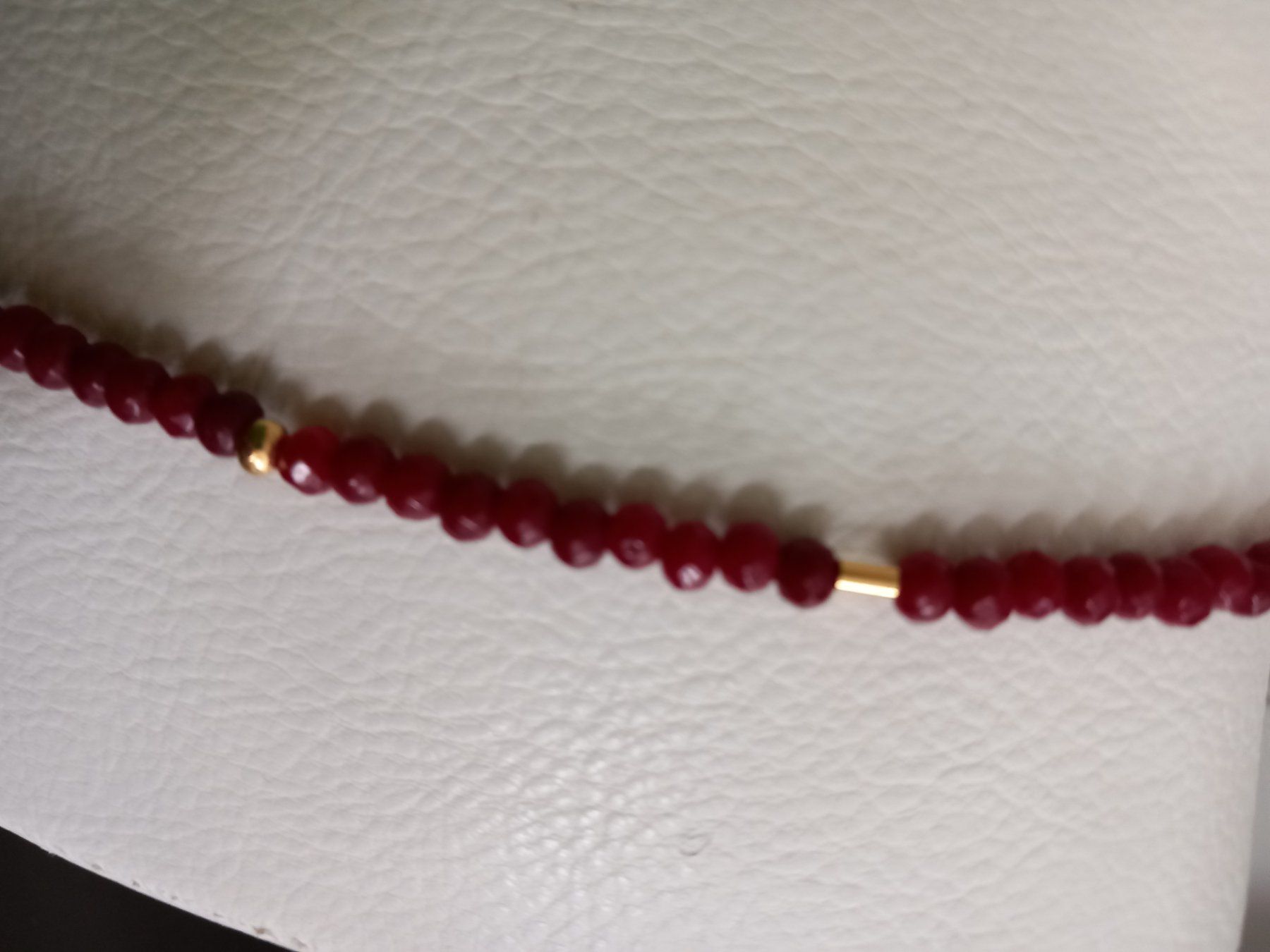 Catenine: Elegante Halskette mit Rubinen – Nuovo (secondo la descrizione) da Oberwil b. Zug venduto da roshan01 1