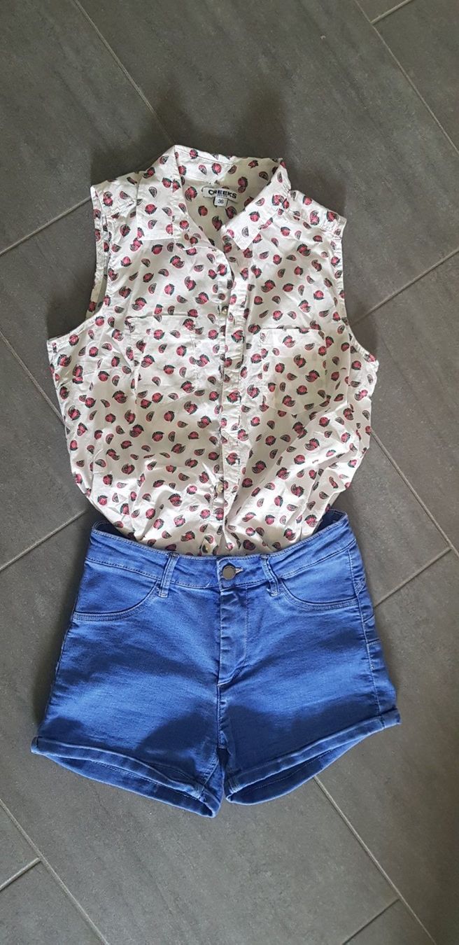 Tally Weijl Lotti & Set di vestiti: Tally Weijl Shorts + Bluse Gr.36 – Usato da Mezzovico venduto da maemy
