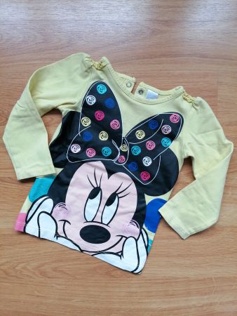 Langarm Shirt Gr 86 Minnie Mouse