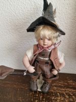 Süsses Keramik-Trachtenmädchen mit Hut, Sammler