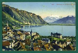Montreux, Gesamtansicht, 1920