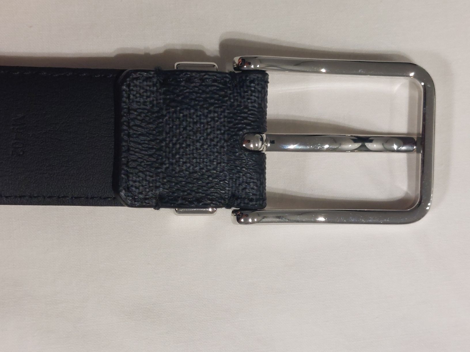 Louis Vuitton Cinture: Original Louis Vuitton Damier men's belt – Usato da Bellinzona venduto da ita_8x8s 3