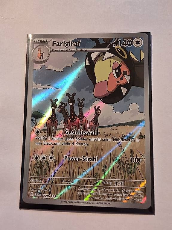 Sammelbilder & Trading cards: Farigraf Pokemon Karte – Gebraucht aus Vordemwald von Lack_Family