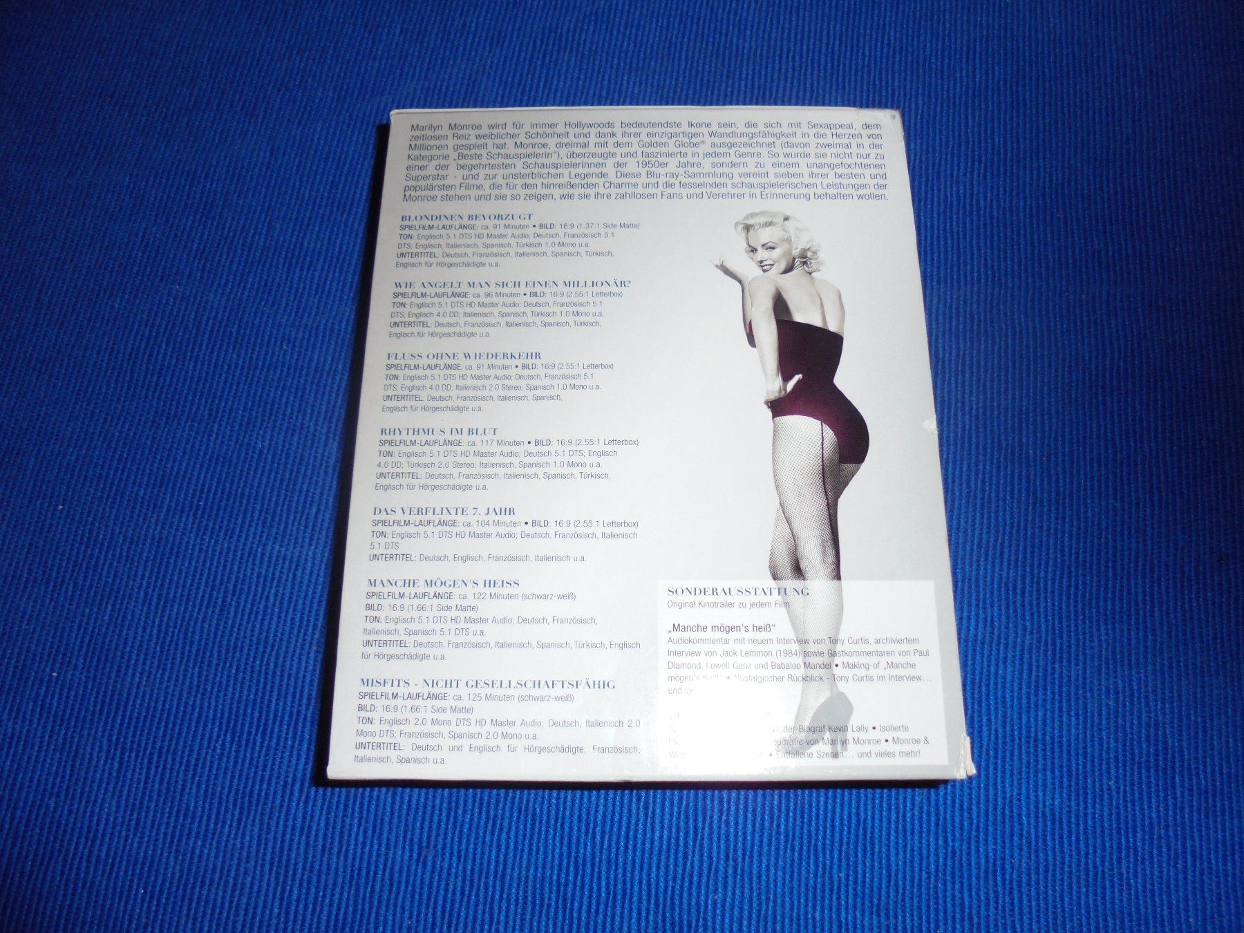 Tutti i DVDs: Marilyn Monroe BOX /7 blu-ray / MEGA RAR /Top !! – Nuovo (secondo la descrizione) da Wattenwil venduto da Firebird1 1