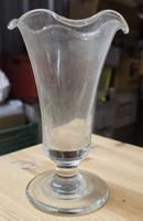 Vase vintage en verre transparent - Déco florale 💐