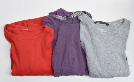 3 Stk Sweat-Shirt dünner langarmiger Pullover 122/128 7-8j