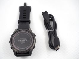 GARMIN Fenix 7S Pro - Sapphire Solar, Schwarz (26082235)