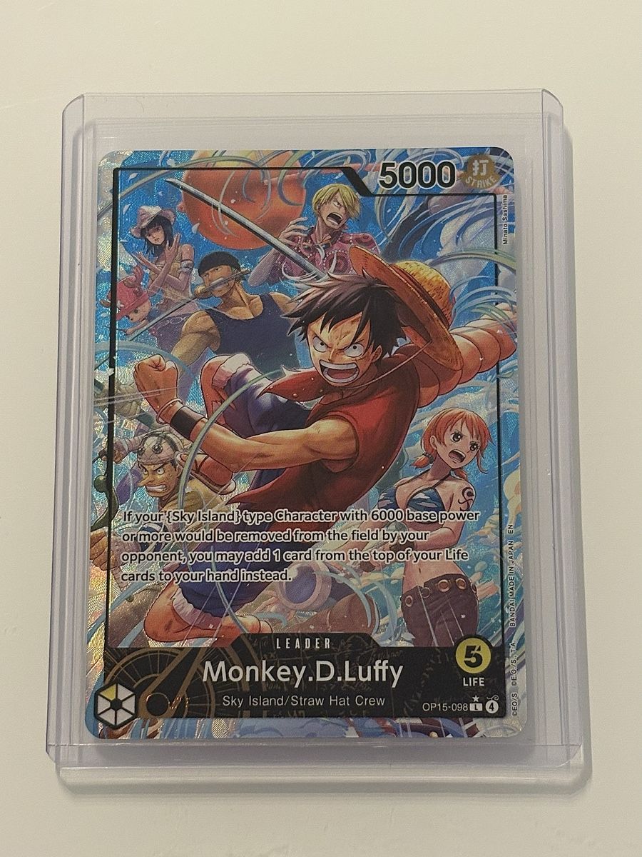 Bandai Carte collezionabili: One Piece TCG - Monkey.D.Luffy OP15-098 Leader – Nuovo (secondo la descrizione) da Pieterlen venduto da Mira_o7