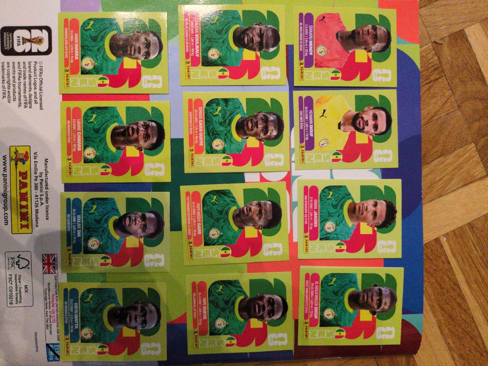 Panini Carte collezionabili: Panini Senegal Set – Nuovo (secondo la descrizione) da Rapperswil SG venduto da sau_p7ft
