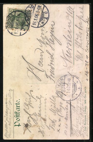 Cartoline postali: Schultafel-AK Coburg an der Itz, Teilans – Usato da Berlin venduto da bartko-reher 1