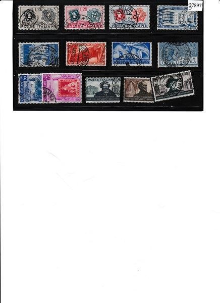 Tous les timbres: 13 Werte mit besseren gest. – Neuf avec emballage d'origine à Lausanne par Whorvath