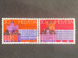 Schweiz 1974 Vollstempel 1.Tag Paar w B/L UPU BERN 28.3.74