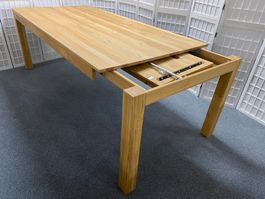 Auszugtisch MAX Wildeiche massiv 160/210/260 x 90 x 76 cm