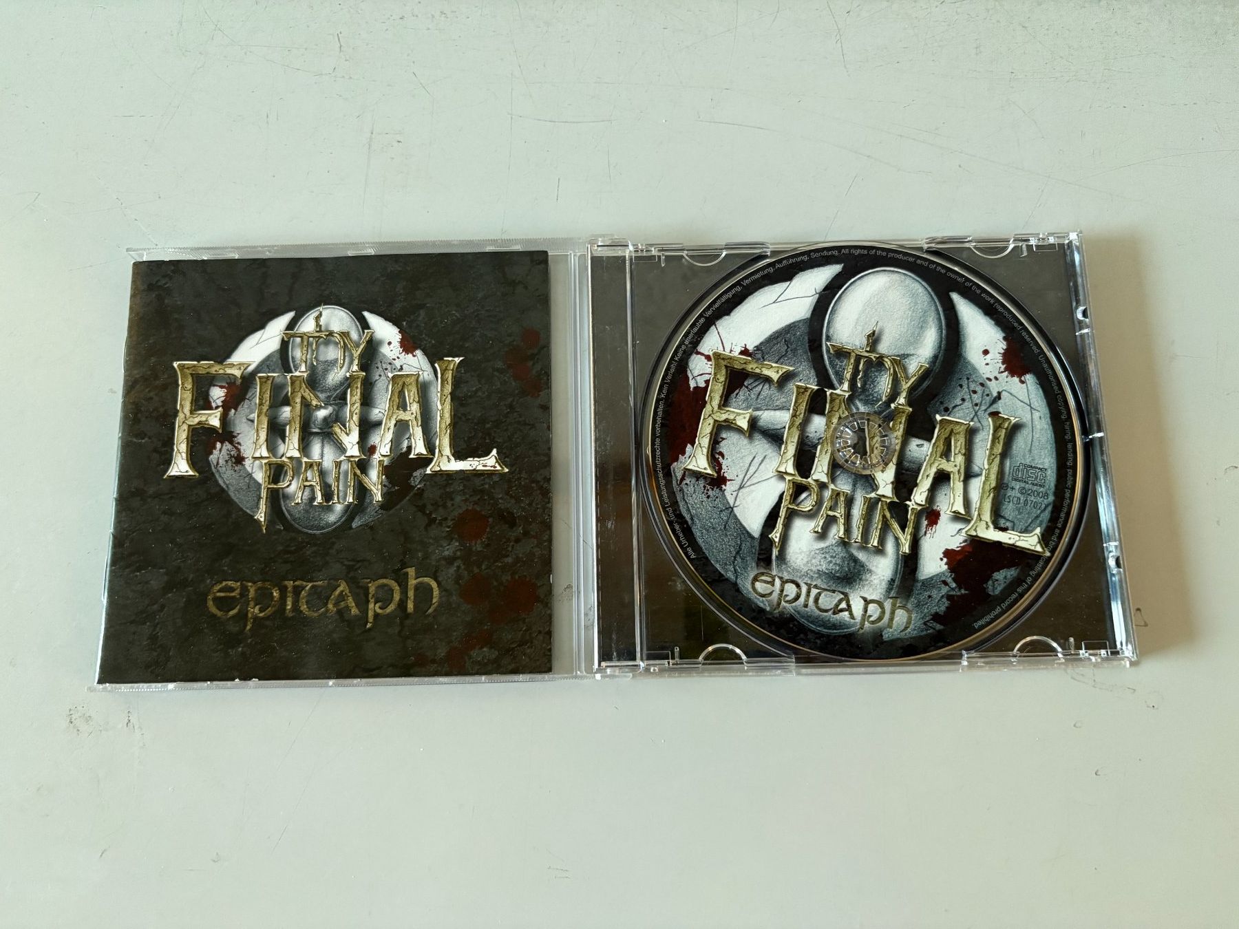 CD: THY FINAL PAIN - Epitaph CD Death Metal 2008 – Usato da Wiedlisbach venduto da Andrisa