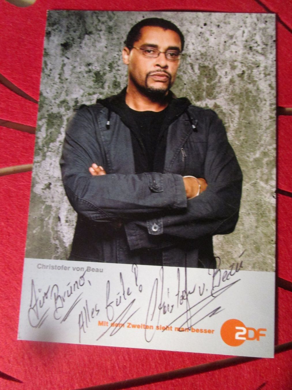 Autografi: ANTIKES AUTOGRAMM CHRISTOFER VON BEAU D SCHAUSPIELER – Usato da GUTENSWIL venduto da Alpina6